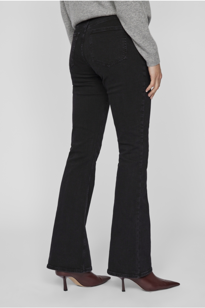 VIBETTY RW FLARED JEANS BLK OSC221- 14105101 BLACK DENIM